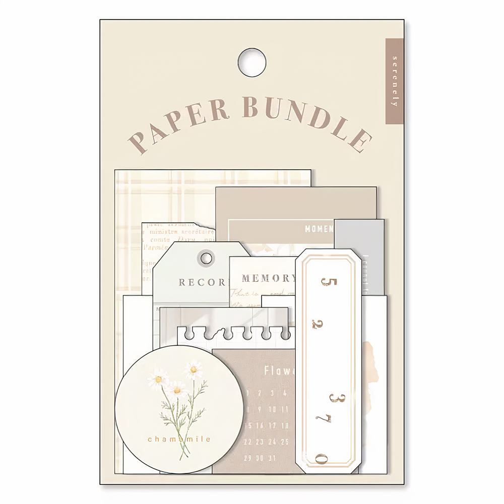 samolepky mind wave kolekce paper bundle - ivory